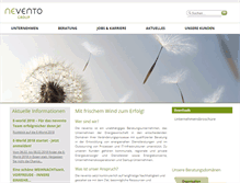 Tablet Screenshot of nevento-group.de